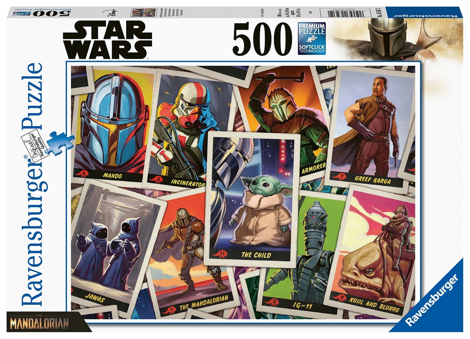 Ravensburger Pussel, The Mandalorian - The Child 500 bitar