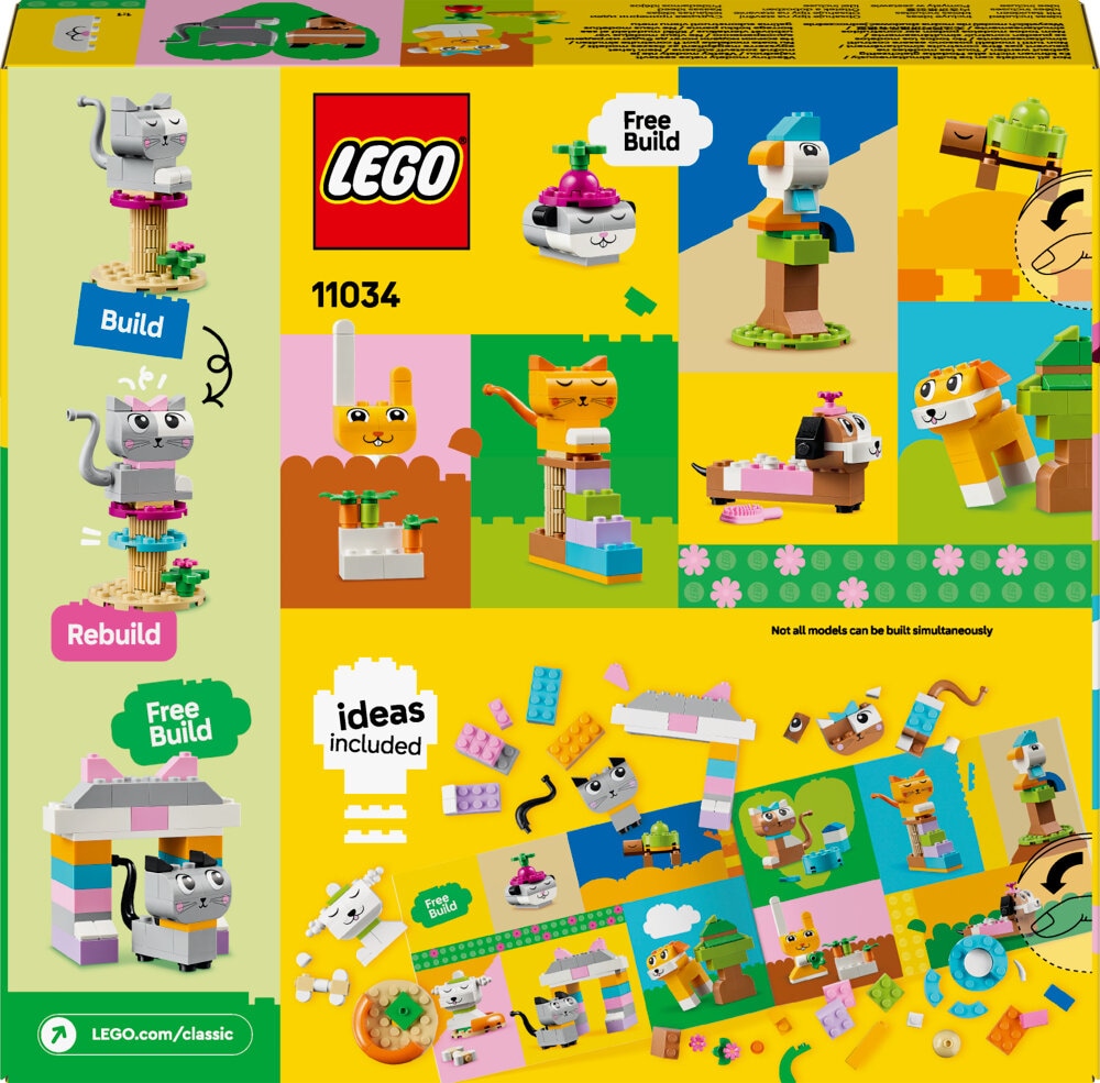 LEGO Classic - Kreativa husdjur 5+