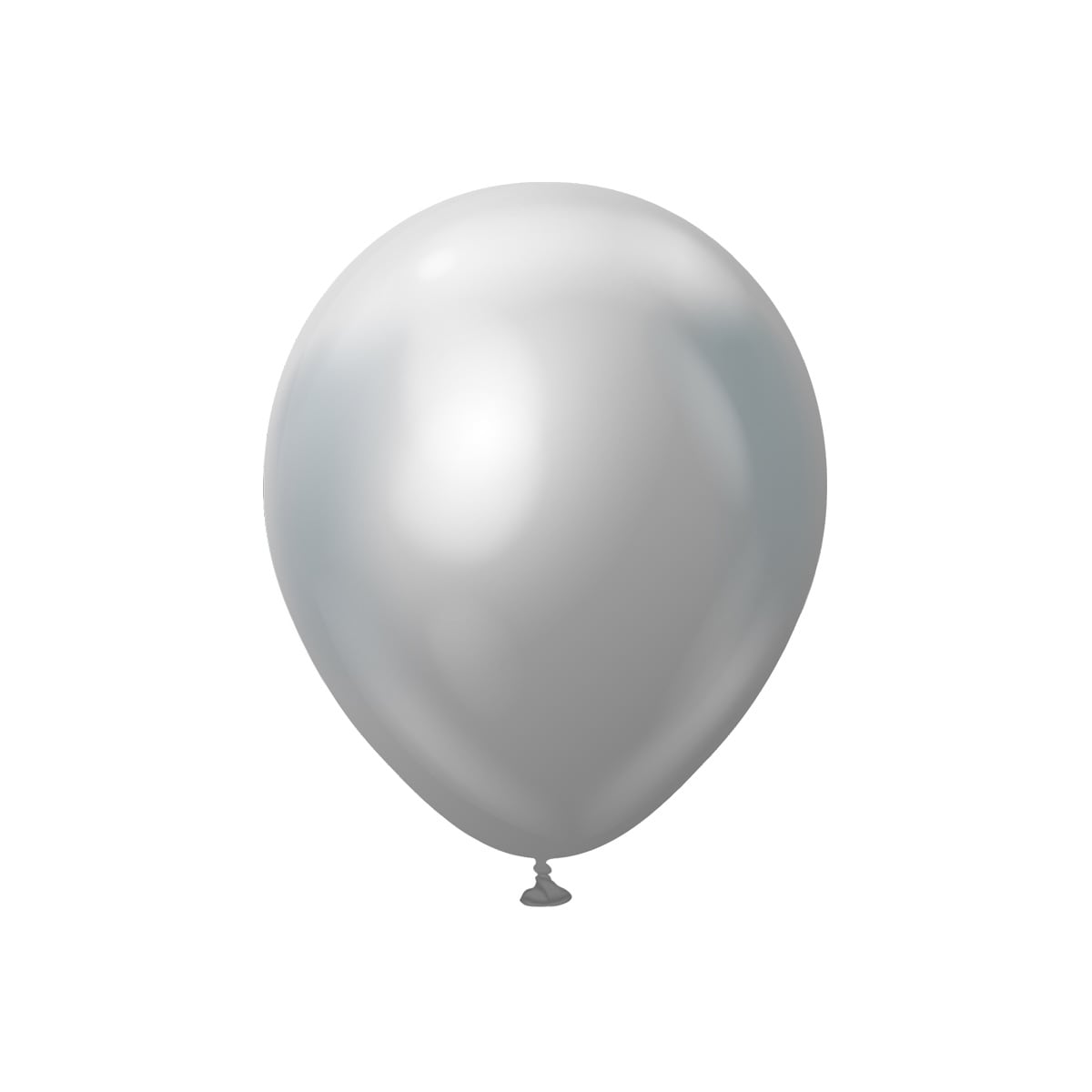 Premium Latexballonger Silver Chrome 30 cm