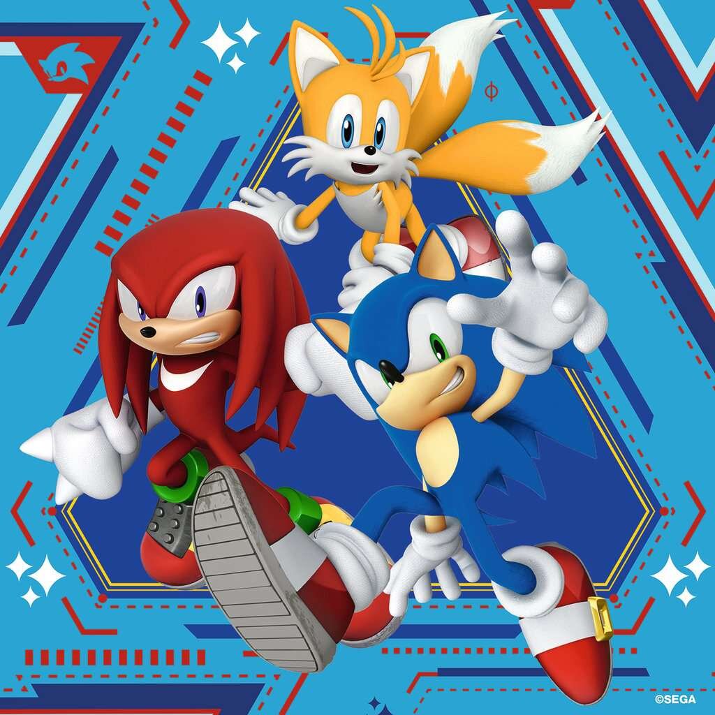 Ravensburger Pussel - Sonic Core 3x49 bitar