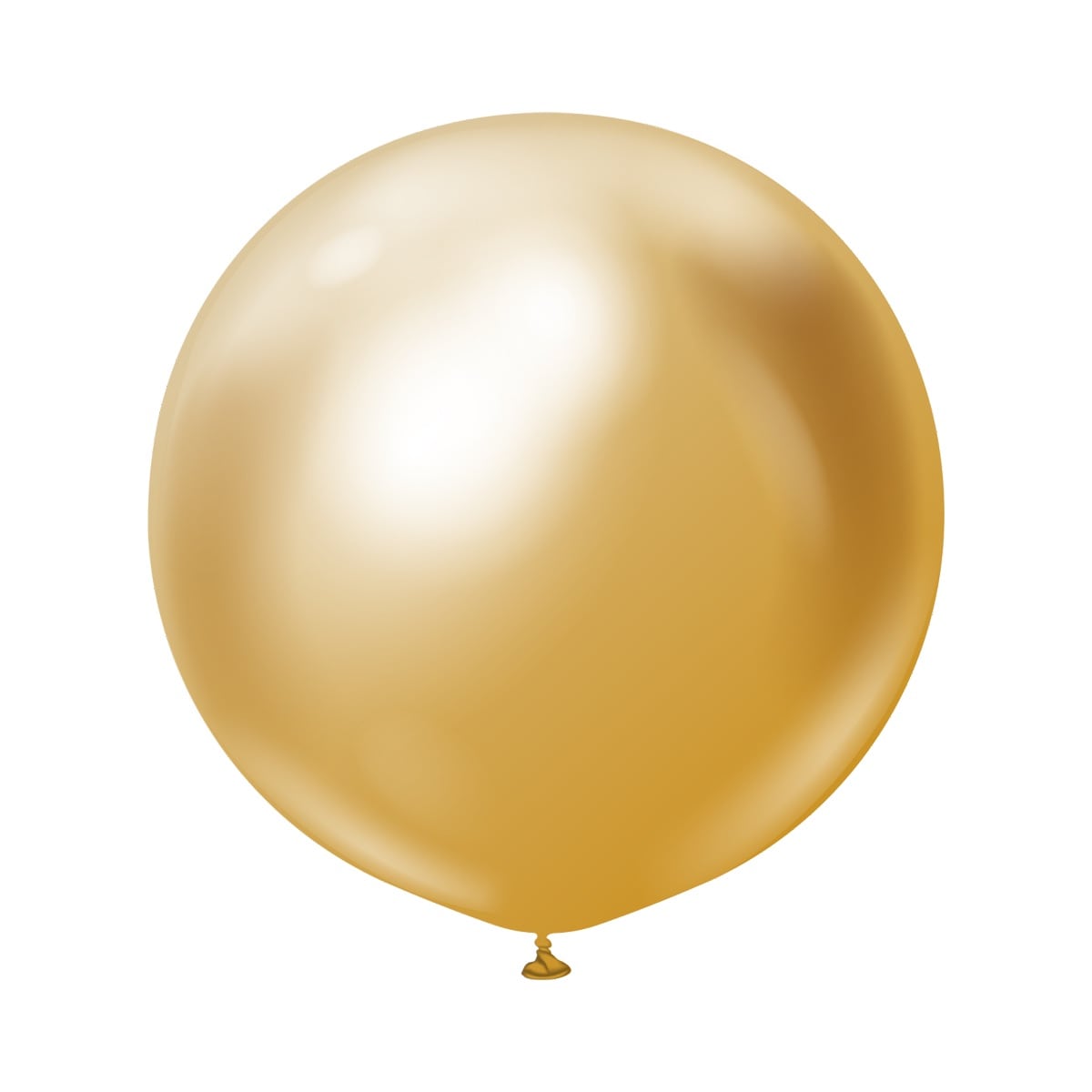 Premium Latexballonger Guld Chrome 60 cm 2-pack