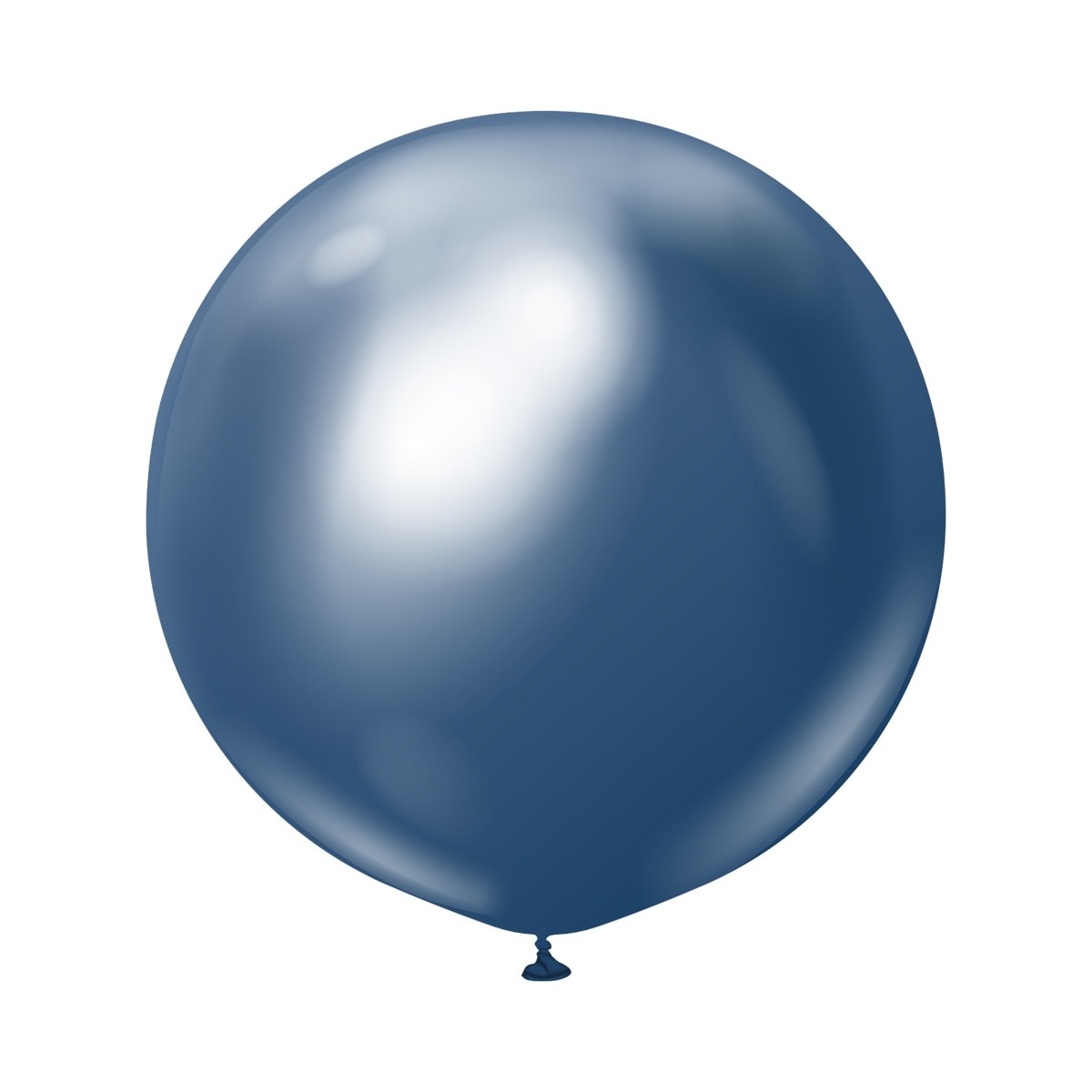 Premium Latexballonger Navy Blå Chrome 60 cm 2-pack