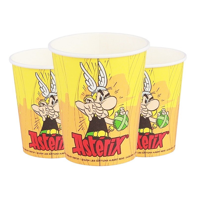 Asterix Pappmuggar 8-pack