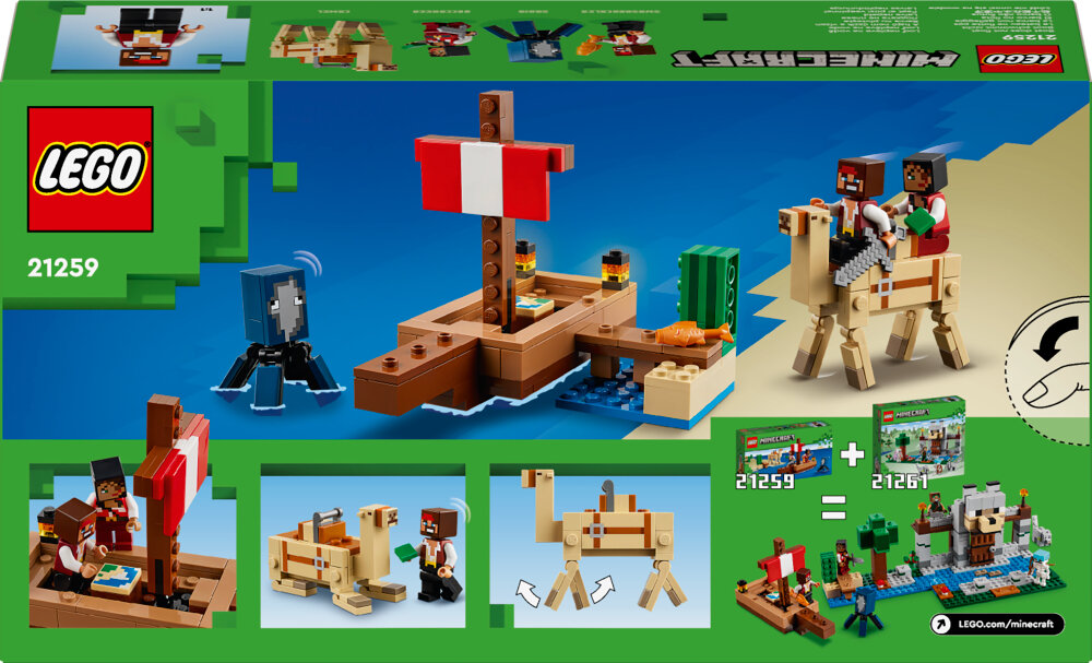 LEGO Minecraft - Piratskeppsresan 8+