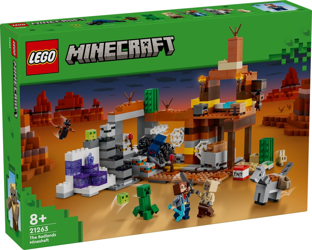 LEGO Minecraft - Gruvschaktet i stenöknen 8+