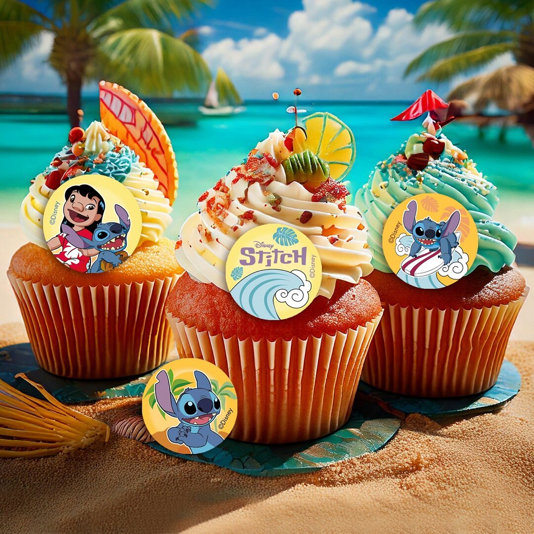 Lilo & Stitch - Muffinsbilder Sockerpasta 20-pack