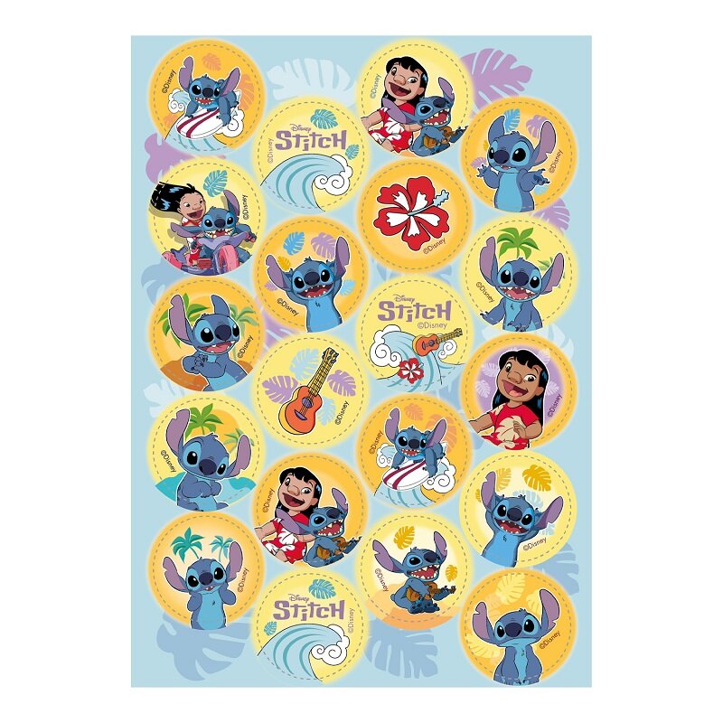 Lilo & Stitch - Muffinsbilder Sockerpasta 20-pack