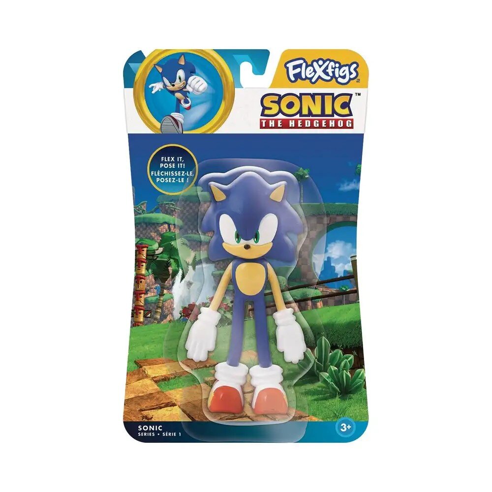 Sonic The Hedgehog - Böjbar figur Sonic 13 cm