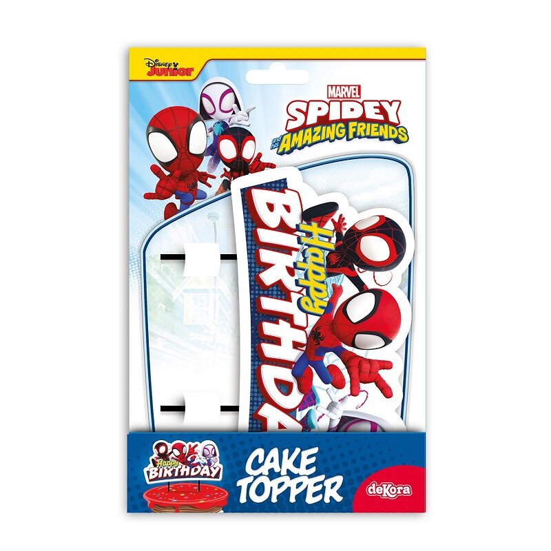 Spidey - Cake Topper Happy Birthday