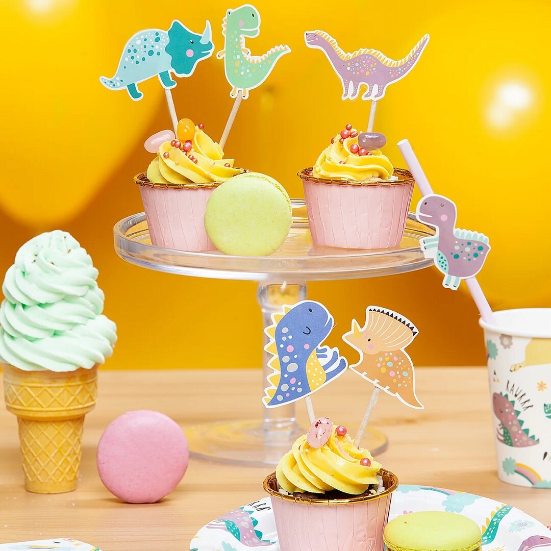 Dinosaurie Cake Toppers 6-pack