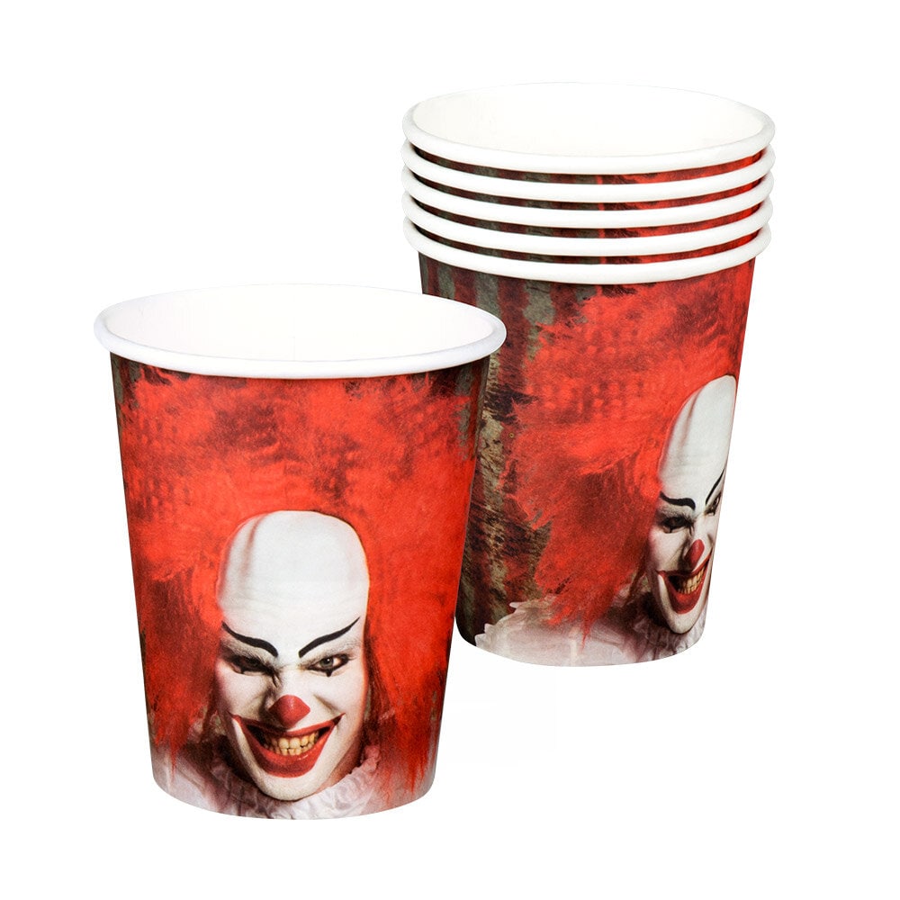 Horror Clown - Pappmuggar 6-pack