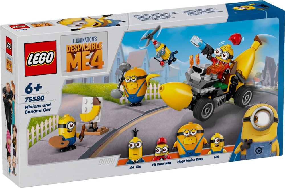 LEGO Minions - Minioner och bananbil 6+