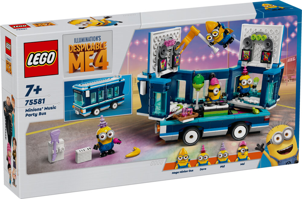 LEGO Minions - Minionernas musikpartybuss 7+