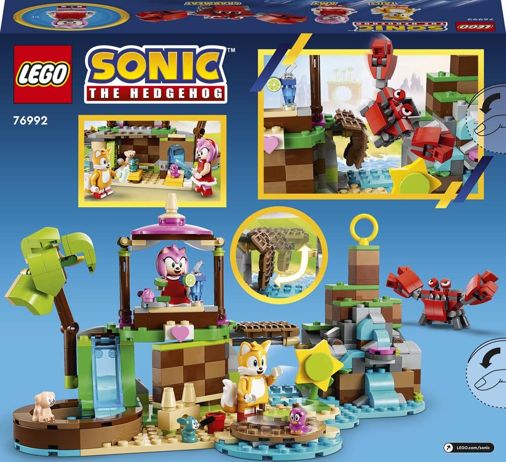 LEGO Sonic The Hedgehog - Amys djurräddningsö 7+