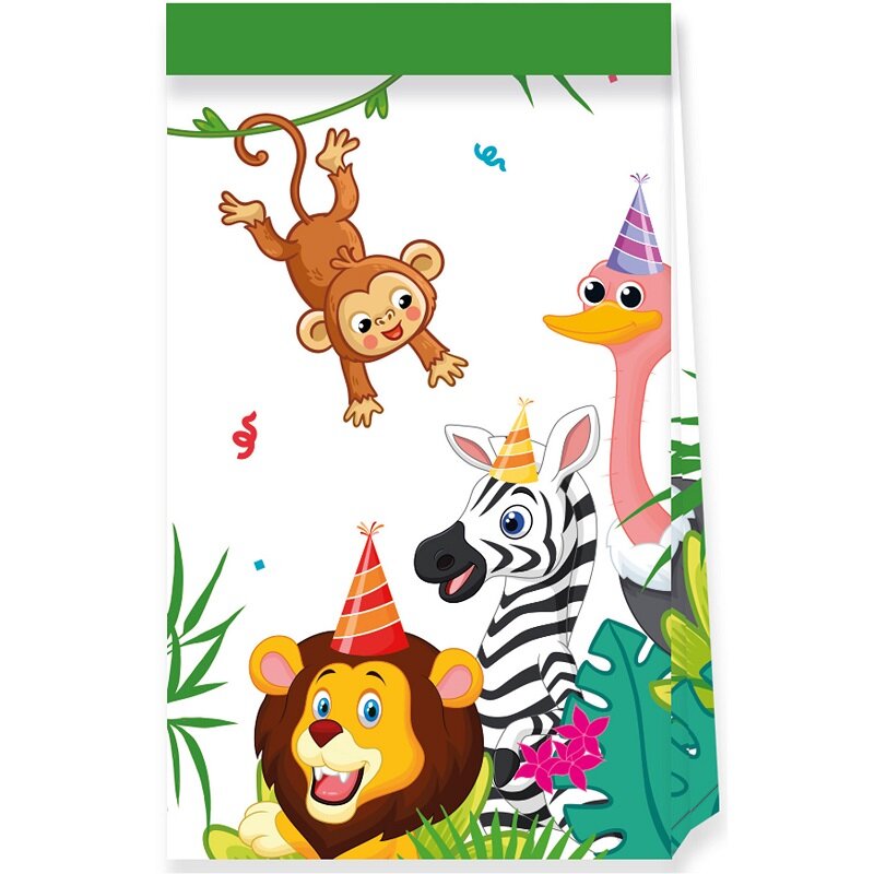 Jungle Balloons - Kalaspåsar i papper 4-pack
