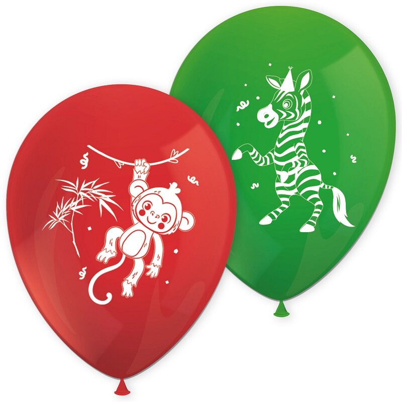 Jungle Balloons - Ballonger 8-pack