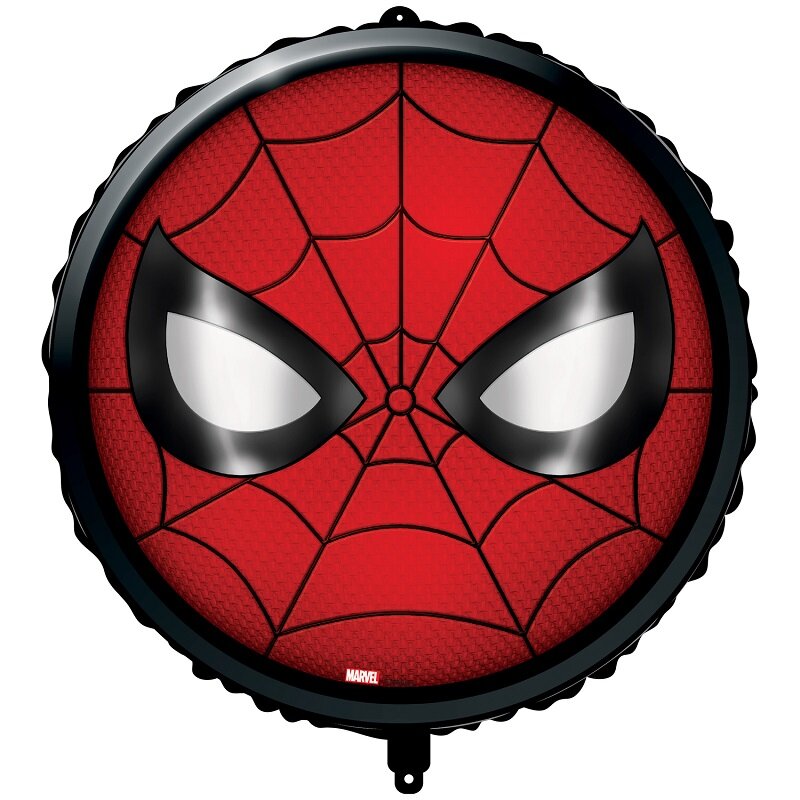 Spiderman - Face Folieballong med ballongvikt 46 cm