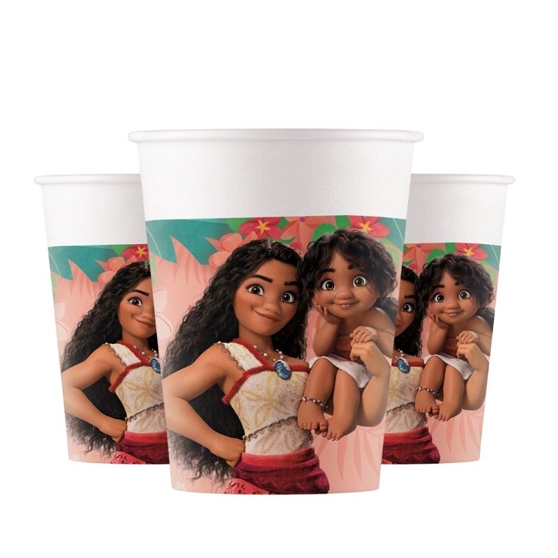 Vaiana 2 - Pappmuggar 8-pack