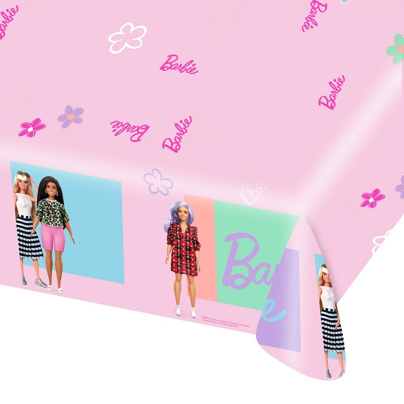 Barbie Sweet Life - Bordsduk i papper 120 x 180 cm