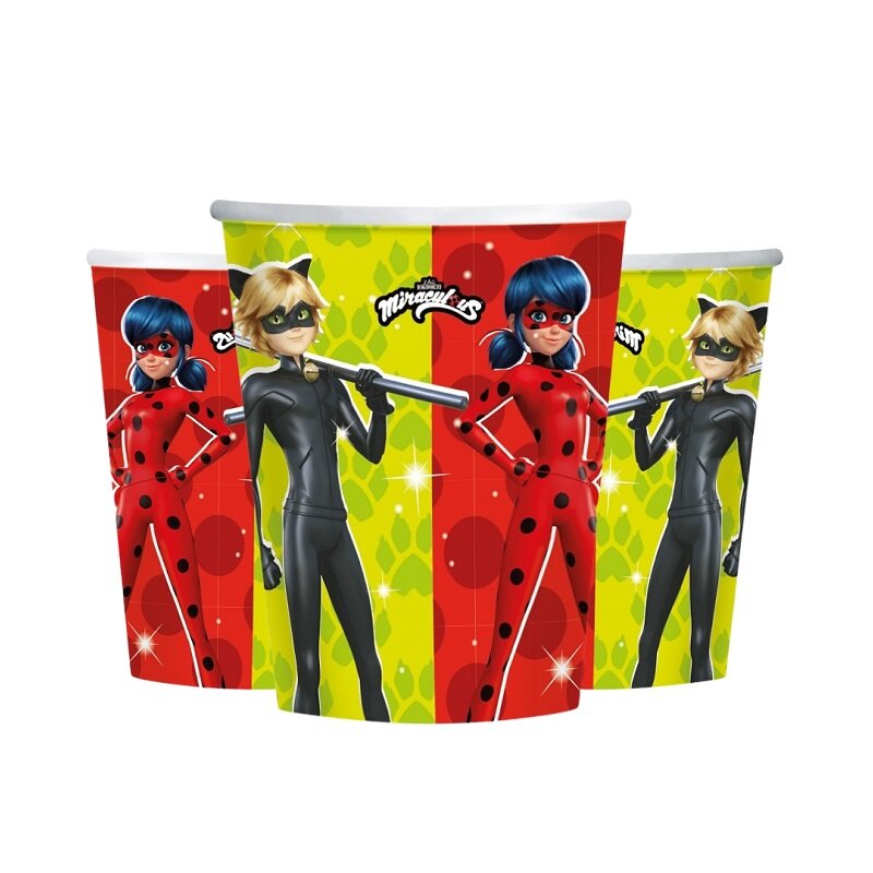 Miraculous Ladybug - Pappmuggar 8-pack