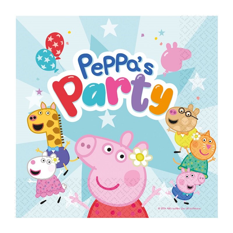 Peppa Pig Birthday - Servetter 16-pack