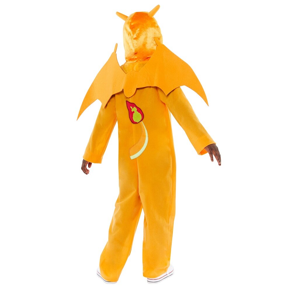 Pokémon Charizard Jumpsuit Maskeraddräkt Barn 10-12 år (134-146 cm)