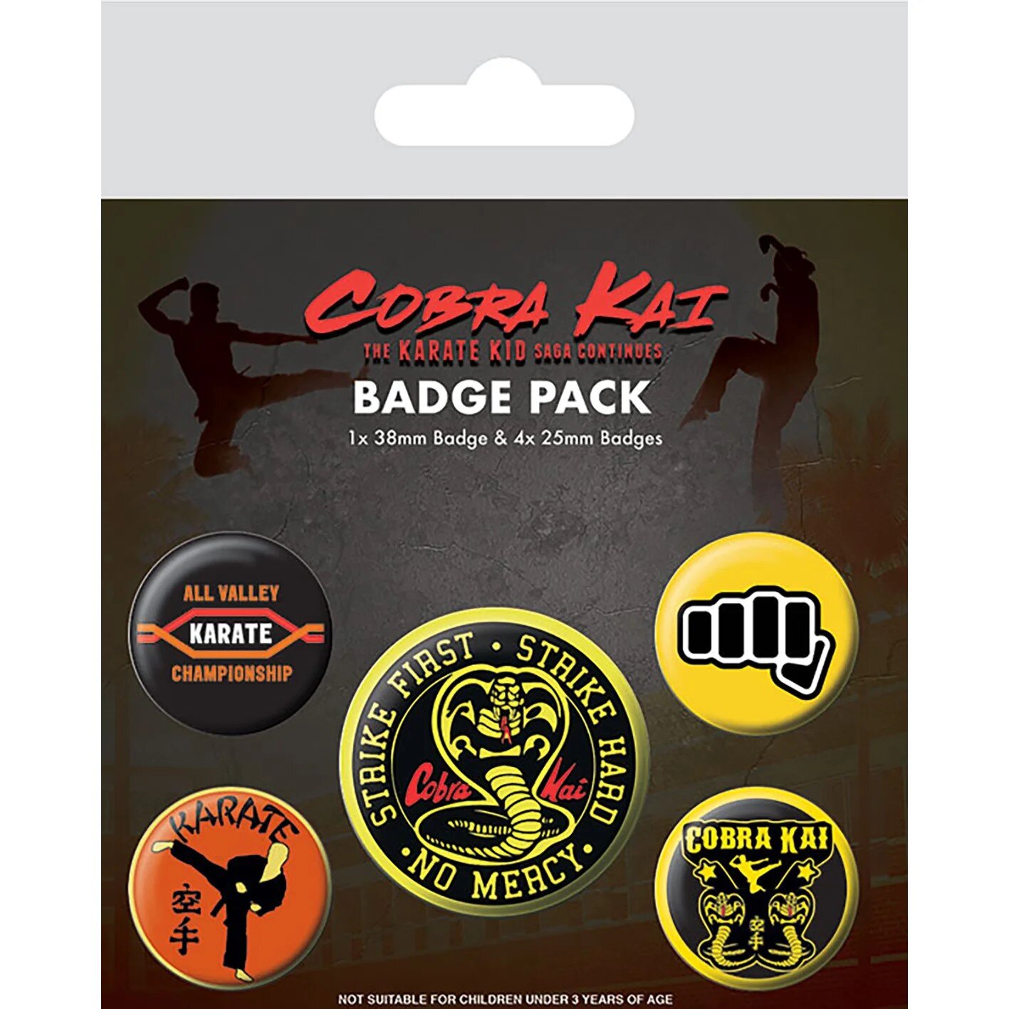 Cobra Kai - Knappar 5-pack