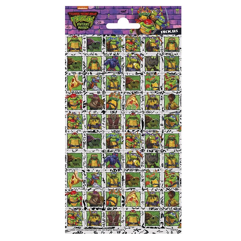 Ninja Turtles - Klistermärken 60-pack