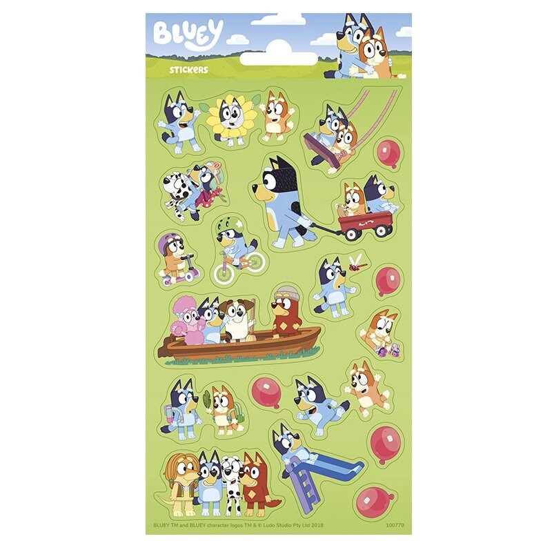 Bluey - Klistermärken 17-pack