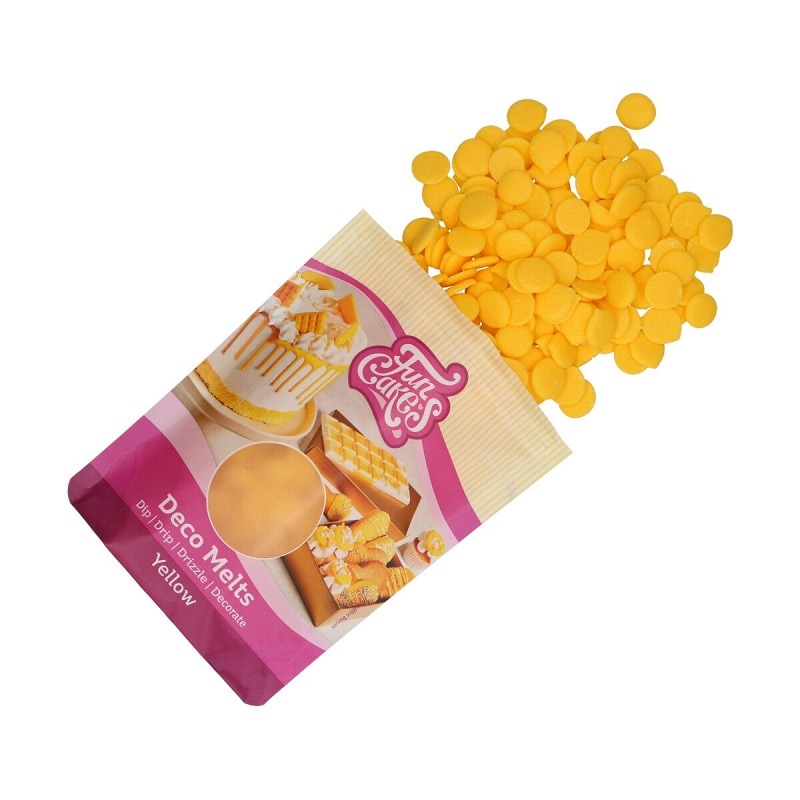 FunCakes - Deco Melts Gul 250 gram