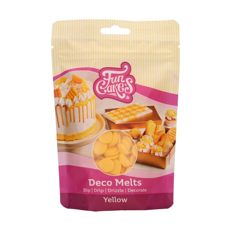 FunCakes - Deco Melts Gul 250 gram