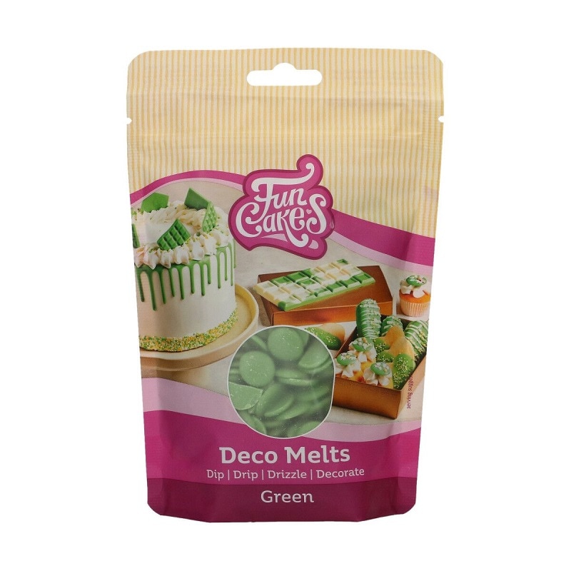 FunCakes - Deco Melts Grön 250 gram