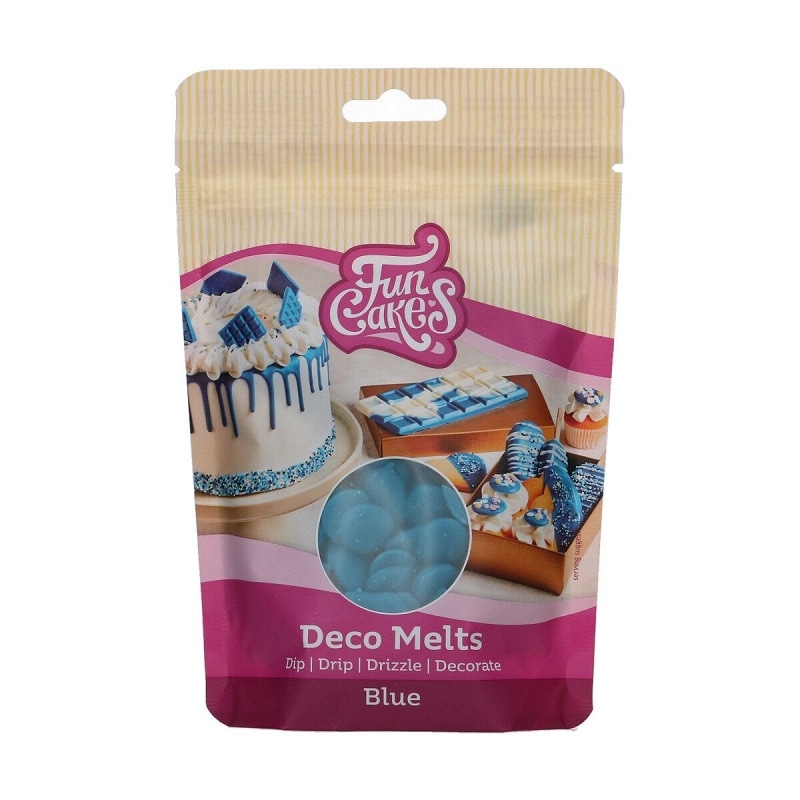 FunCakes - Deco Melts Blå 250 gram