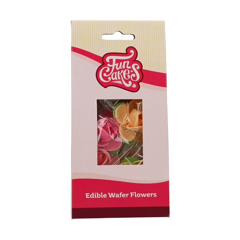 FunCakes - Ätbara Oblatblommor, Kamelia 5-pack