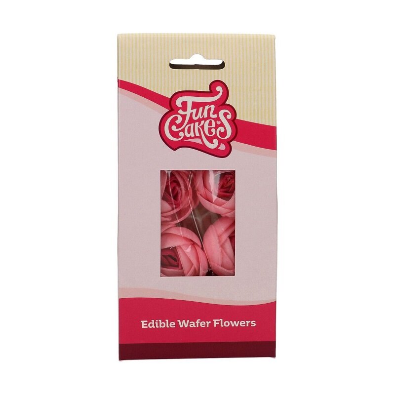 FunCakes - Ätbara Oblatblommor, Rosor 6-pack