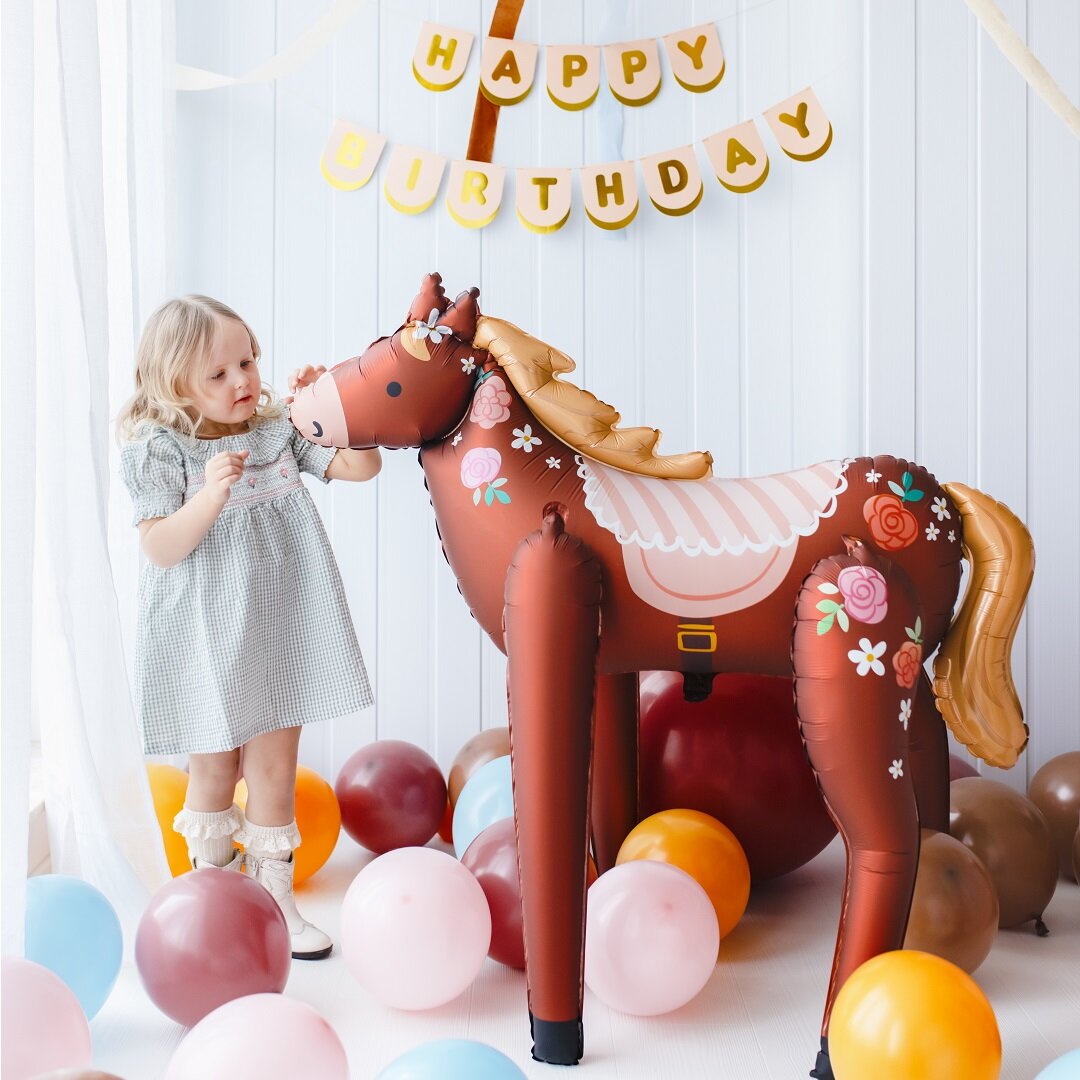 Folieballong Häst 126 x 110 cm