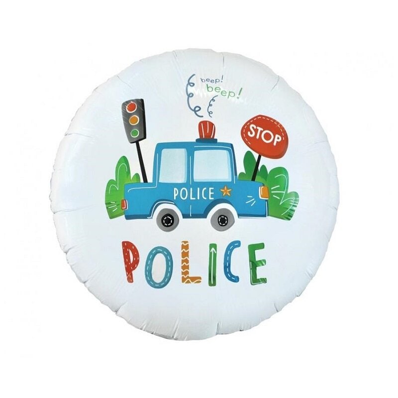 Police - Folieballong 36 cm