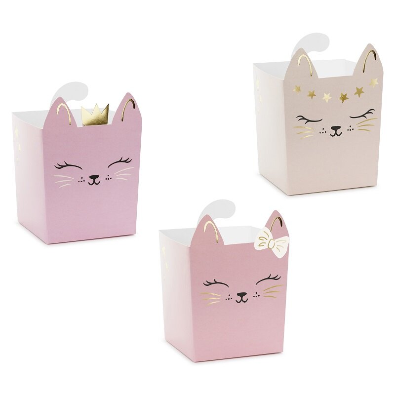 Cat Party - Snacksboxar 3-pack