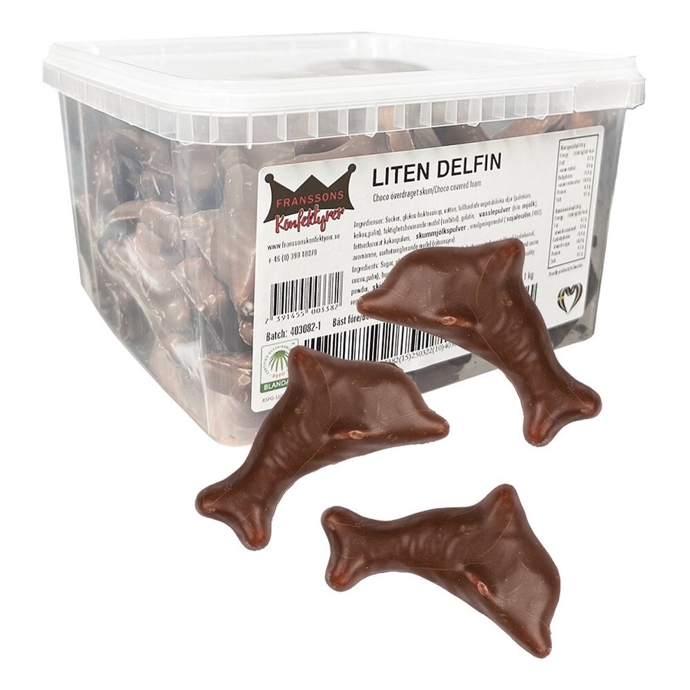 Små Chokladdelfiner Storpack 1,1 kg