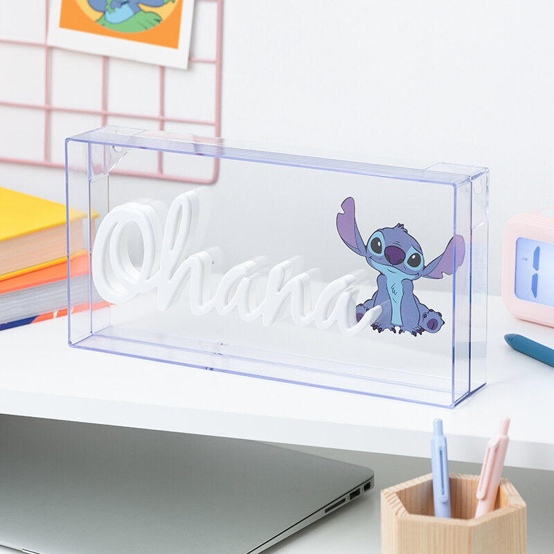 Stitch - Neon LED Lampa Ohana