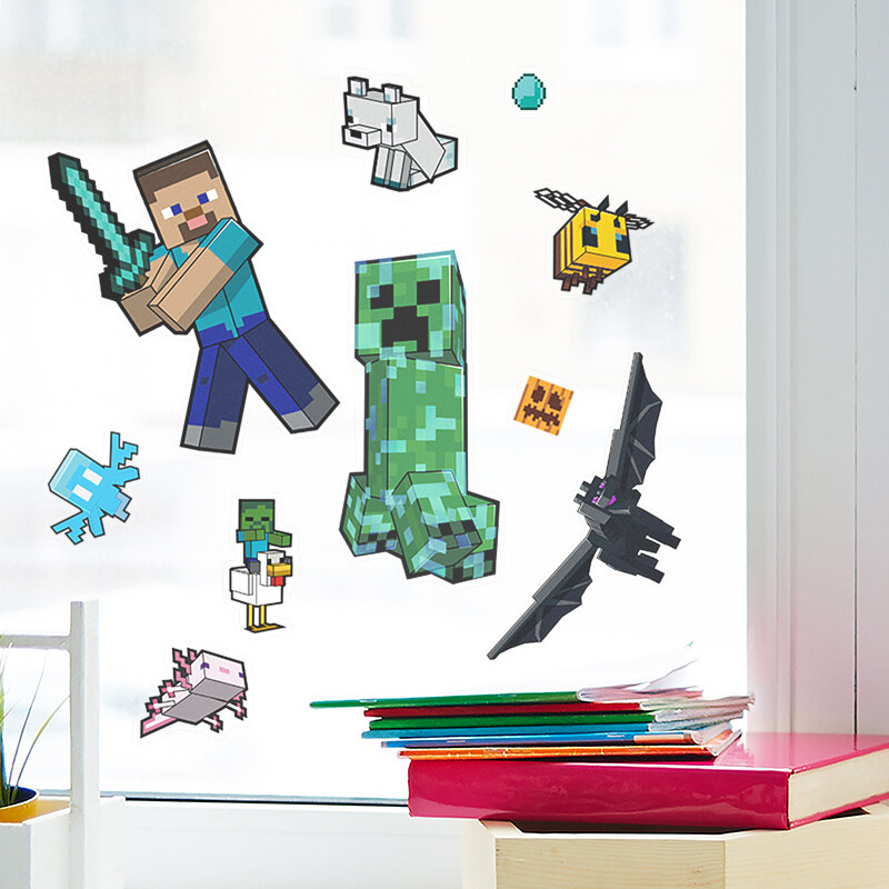 Minecraft - Fönsterstickers 35-pack