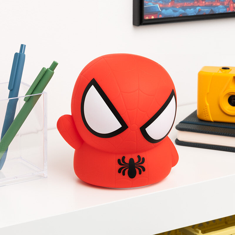 Spiderman Nattlampa 14 cm