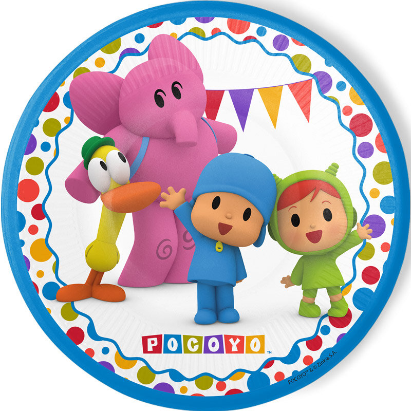 Pocoyo - Tallrikar 8-pack