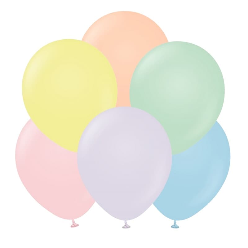 Ballonger - Pastellfärger 30 cm 10-pack