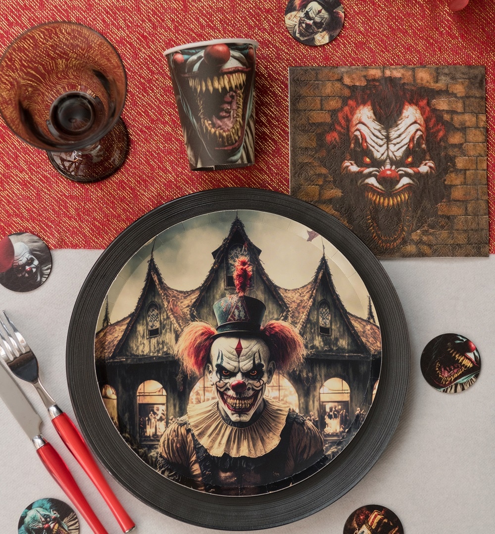 Killer Clown - Pappmuggar 10-pack