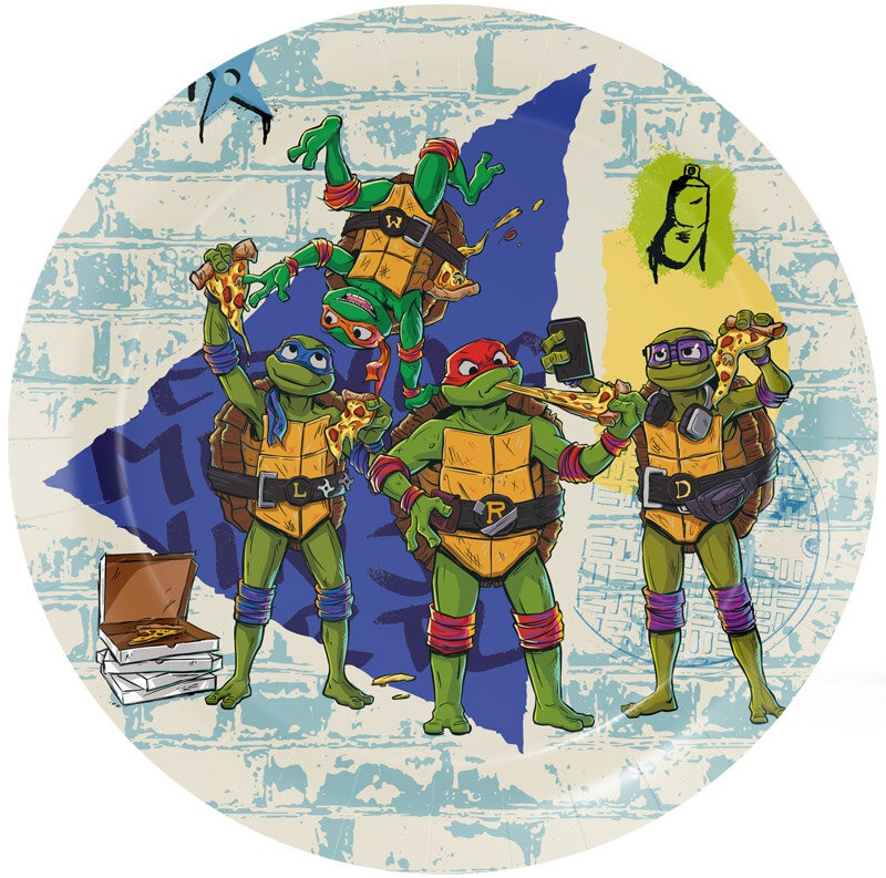 Turtles - Tallrikar 8-pack