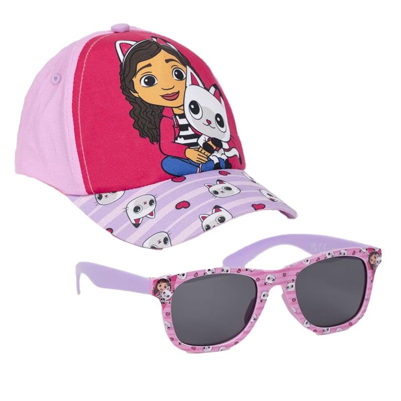 Gabby's Dollhouse - Keps och solglasögon till barn